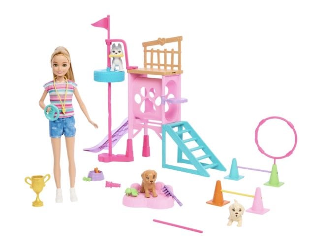 barbie and stacie puppy rescue set deal